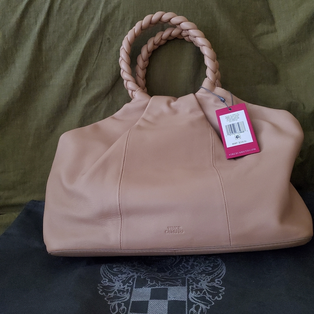 Nwt Vince Camuto satchel braided handle bag